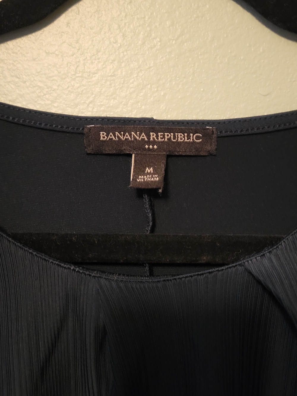 Navy Ruffle Top - Picture 3 of 3